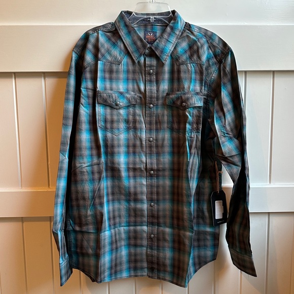 Moon Shine by Brad Paisley button down - Picture 1 of 4